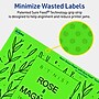 Avery Rectangle Multipurpose Labels, 4.75" x 7.75", Neon Green, 40/Pack (94255)~#|#~77545715-6486-40F1-A899E5FF26D312E8_sc7
