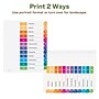 Avery Ready Index Table of Contents EcoFriendly Paper Dividers, 1-12 Tabs, Multicolor, 3 Sets/Pack (11083)~#|#~775CE807-19D9-49E0-8D53341312A62A40_sc7