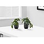 Monarch Specialties Inc. 8" Artificial Alocasia Plant in Pot, 2/Set (I 9559)~#|#~77624583-35A3-4496-A69F316122E131BC_sc7