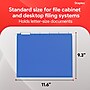 Staples Hanging File Folders, Letter Size, Blue, 5-Tab, 1/5-Cut Tabs, Includes Tabs & Inserts - 25/Pack~#|#~776F92DB-FE0C-46BF-9C18C58909F8EBC0_sc7