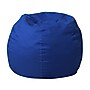 Flash Furniture Dillon Cotton Small Refillable Bean Bag Chair, Solid Royal Blue (DGBEANSMSLDRYBL)~#|#~777BFF15-F9A5-441C-825F720092313D6F_sc7