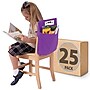 Seat Sack Seat Storage, 9.45" x 8.07" x 10.83", Purple, 25/Pack (15195)~#|#~7783185A-B596-4A0E-9666138A88194E1F_sc7