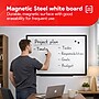 TRU RED Steel Magnetic Whiteboard | Dry Erase Board for Wall, White Board with Black Aluminum Frame, 3 ft x 2 ft~#|#~77882E84-2B19-41BD-9FB6E739D095B178_sc7