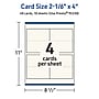 Avery Matte General Use Blank Cards, Ivory, 40/Pack (95330)~#|#~7792575B-D735-4D19-A7E3B022E899FD9A_sc7