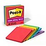 Post-it Super Sticky Notes, 4" x 4", Playful Primaries Collection, Lined, 90 Sheet/Pad, 6 Pads/Pack (6756SSAN)~#|#~A0D13B7B-4B38-407B-B28FAF62429E58D2_sc7