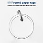Avery Split Ring Key Tag, White, 50/Pack (11025)~#|#~77B10D3B-DA34-4CC4-8B6DB8FB223AF7B4_sc7