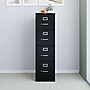 Staples Commercial 4-Drawer Vertical File Cabinet, Locking, Letter, Black, 25"D (25164D)~#|#~77B6436A-0309-412A-A276F1CDA280FE41_sc7