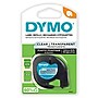 DYMO LetraTag 16952 Label Maker Tape, 1/2" x 13', Black on Clear (16952)~#|#~77D41B96-9F1B-4FF5-8B74A55F5CD3BB6C_sc7