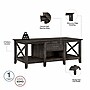 Bush Furniture Key West Coffee Table with 2 End Tables, Dark Gray Hickory (KWS023GH)~#|#~77F1FD05-2F41-4842-87C41D167638FF81_sc7
