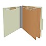 Medical Arts Press Pressboard Classification Folder, 2-Dividers, 2" Expansion, Letter Size, Green, 10/Box (DV-T42-26-3GRN-PKT)~#|#~77F47907-D391-437C-8E2875525C4EDCFC_sc7