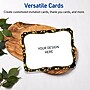 Avery Rectangle Rounded Corners Matte Blank Card, White, 20/Pack (19479370915)~#|#~780CCF42-2F4E-4D4F-BCC15DEA44F055B9_sc7