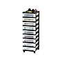 Iris 9-Drawer Standalone Storage, Black/Translucent White (585005)~#|#~782ABD4C-845F-4E7A-B89F3A33007E7CA5_sc7
