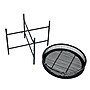 Storied Home Round Bamboo Table Trays on Metal Stands, Black, 2/Set (EC1700)~#|#~782FDAD3-24E3-42FC-87B277268B512EBE_sc7