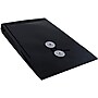 JAM Paper Premium Plastic Filing Envelope with Button & String Closure, 6 1/4" x 9 1/4", Black, 3/Pack (472B1BLX3)~#|#~783A4627-0CBF-49EC-81B61446E72C7374_sc7