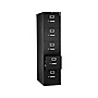 HON 310 Series 5-Drawer Vertical File Cabinet, Letter Size, Lockable, 60"H x 15"W x 26.5"D, Black (HON315PP)~#|#~784C08FF-3C2A-4ED5-8CBE5791F26FB775_sc7