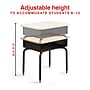Staples 23.8"W Adjustable Student Desk, Black/Brown (ST63538)~#|#~784CEDCB-8449-46AD-A93CFFAE1B4D591A_sc7