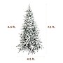 Fraser Hill Farm 7.5' Flocked Mountain Pine Artificial Christmas Tree (FFMP075-0SN)~#|#~78646FC3-EC67-4D95-B6941BCB4B2ED84C_sc7