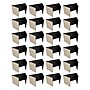 Flipside 12" x 48" Corrugated Study Carrels, Black, 24/Pack (FLP18222)~#|#~78708F76-419C-48E2-A75D48FAD88DEAC5_sc7