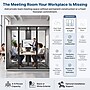 Uncaged Ergonomics Modular Acoustic Office Pod with Ventilation, Lighting and Power, Large, White (POD-L-White)~#|#~7877DA63-AF81-4E80-99EBB13B2DB84836_sc7