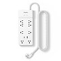Staples TECH 8-Outlet 2-USB Port Surge Protector, 6', 2100 Joules, White (ST62775)~#|#~78DFF72F-46A1-4F6A-A6D2C5C7EF2A534B_sc7