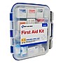 First Aid Only ReadyCare Plastic First Aid Kit with Medication, ANSI 2021 Class A, 50 People, 238 Pieces, Clear/Blue (90698)~#|#~78E5043B-185D-4B3D-BA235017C293BE22_sc7