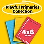 Post-it Super Sticky Notes, 4" x 6", Playful Primaries Collection, Lined, 90 Sheet/Pad, 3 Pads/Pack (6603SSAN)~#|#~33716245-9D95-4FEA-AC3A09C8F9AAC81E_sc7