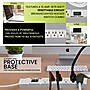 GoGreen Power 6-Outlet Surge Protector, 15', White (GG-16315-15)~#|#~79241C13-13CC-4081-B79E26AC362F5AAA_sc7