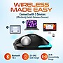 Delton Ergonomic Wireless Keyboard and Trackball Mouse Combo, Black (DKMBKB200BD1)~#|#~792EBFD4-D9D0-4A45-9A27C616520FB54C_sc7