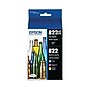 Epson T822XL/T822 Black High Yield and Cyan/Magenta/Yellow Standard Yield Ink Cartridges, 4/Pack (T822XL-BCS)~#|#~79608687-9505-436D-88936C1A57E7FD73_sc7