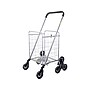 Dbest Stair Climber Cruiser Steel Mobile Folding Utility Cart with Front Swivel Wheels, Silver (01-897)~#|#~7961AE73-DA5A-4DAE-A71992A159A6E0EF_sc7