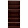 Lorell 84" 6-Shelf Bookcase with Adjustable Shelves, Mahogany Laminate (LLR99750)~#|#~7964A57E-26F8-47C8-871DE46B65F26480_sc7