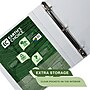Samsill Earth's Choice Biobased Heavy Duty 1" 3-Ring View Binders, D-Ring, White (16937)~#|#~797C4FE4-3285-427F-AA4C801957A3F8F2_sc7