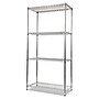 Alera® Industrial Wire Shelving Starter Set, 36Wx18"D, Silver~#|#~798A2B67-6E18-4A2B-8CED6B382982A2C0_sc7
