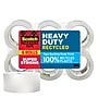 Scotch Heavy Duty Recycled Packing Tape, 1.88" x 54.6 yds., Clear, 6/Pack (7750-6)~#|#~79968236-3245-44C7-BF4EE3EEF6A9892D_sc7