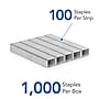 Swingline Premium Heavy Duty Staples, 1/2" Length, 100/Per Strip, 1,000/Box  (35312)~#|#~7997FBE4-5593-4F73-A15BA28AF79E5087_sc7