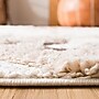 Safavieh Moroccan Tassel Shag Collection 4' x 6' Rectangle Indoor Area Rug, Machine Made, Ivory/Brown (MTS688A-4)~#|#~79A8B917-C9D3-4416-A9970571CF587A41_sc7