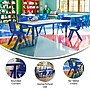 Flash Furniture Emmy Rectangular Activity Table Set, 23.625" x 47.25", Height Adjustable, Blue (YU06036RECTBLBL)~#|#~79A9F801-0641-407B-BC4BBD1CA1E738ED_sc7