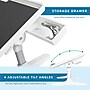 LapGear Adjustable Tilt 22" x 14" x 3.5" Laptop Bed Desk, Gray (78505)~#|#~79B90844-6A03-44BD-82B449FC3C43070B_sc7