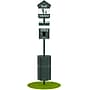 Furloo Steel Outdoor Pet Waste Station Kit with Header Bag Dispenser, 11.5 Gallon, Green (FLO1H-S-G-B)~#|#~79E218A4-93C1-4CD4-8CA31D067C4D19E3_sc7