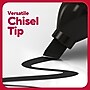 TRU RED™ Tank Dry Erase Markers, Chisel Tip, Black, 4/Pack (TR54559)~#|#~79F2C176-E356-4CF5-933203446BD0B3FB_sc7