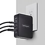 StarTech GaN USB-A/USB-C Wall Charger for Multiple Brands, 140W, Black (3114GCU-WALL-CHARGER)~#|#~79F4E99B-F64B-40F7-8612CB6DA7D8801F_sc7