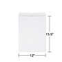 Staples Self Seal Catalog Envelopes, 12" x 15.5", White, 100/Box (609123/73142)~#|#~7A0E3856-061B-4799-BB60E0C304A140E7_sc7