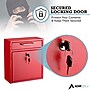 AdirOffice Steel Indoor/Outdoor Interoffice Drop Box Mailbox, Medium, Red (631-05-RED-PKG)~#|#~7A1B9A63-3B3E-47DD-A85C52D0CE3B4543_sc7
