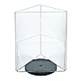Azar Letter 8.5" x 11" 3-Sided Rotating Menu Sign Holder, Desktop/Countertop, Top Loading, Clear, Acrylic (193732-BLK)~#|#~7A1EDEE5-0229-4573-82A6A28AF82F200A_sc7