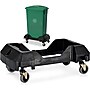 Alpine Industries Rectangular Trash Can Dolly, 200 lb. Weight Capacity, Black, 2/Pack (ALP477-DOLLY-2PK)~#|#~7A293DDC-F2A6-4A4E-98DCFD1E04C39874_sc7