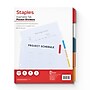 Staples Insertable Dividers, 5 Tabs, Assorted Colors (13496/11270)~#|#~7A2A8ED8-892E-4F89-ACEF4AE3534603F0_sc7