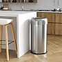 halo Stainless Steel Round Open Top Trash Can with Dual AbsorbX Odor Control System, Silver, 16 Gal. (OT16STR)~#|#~7A381246-66E3-45F9-85FB6FA5BEC737D6_sc7