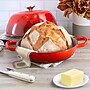 MegaChef Cast Iron 10.25" Bread Pot with Baking Mat, Red (935122994M)~#|#~7A49A733-E900-418C-AA413CD318601377_sc7