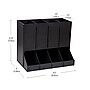 Mind Reader Plastic 4-Compartment Single Serve Coffee Pod Dispenser, 120 Pod Capacity, Black (CPODBK-BLK)~#|#~7A4DBE8A-89FB-4D53-B13BB6166E0B8E67_sc7