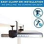 Mount-It! Clamp-On Under Desk Keyboard and Mouse Drawer Platform, Black (MI-7143)~#|#~7A547BDB-A56E-4BC5-BC62BBE5166D99B6_sc7